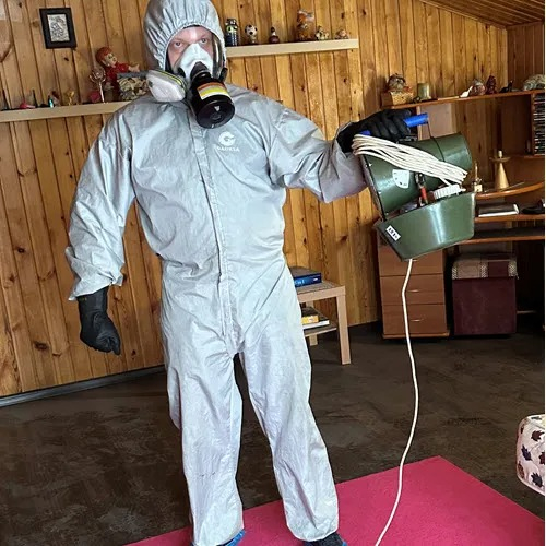 ФОТО Дезинсекция в поселке Московской области Развилка